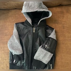 Urban Republic toddler faux leather motorcycle jacket, 18 months